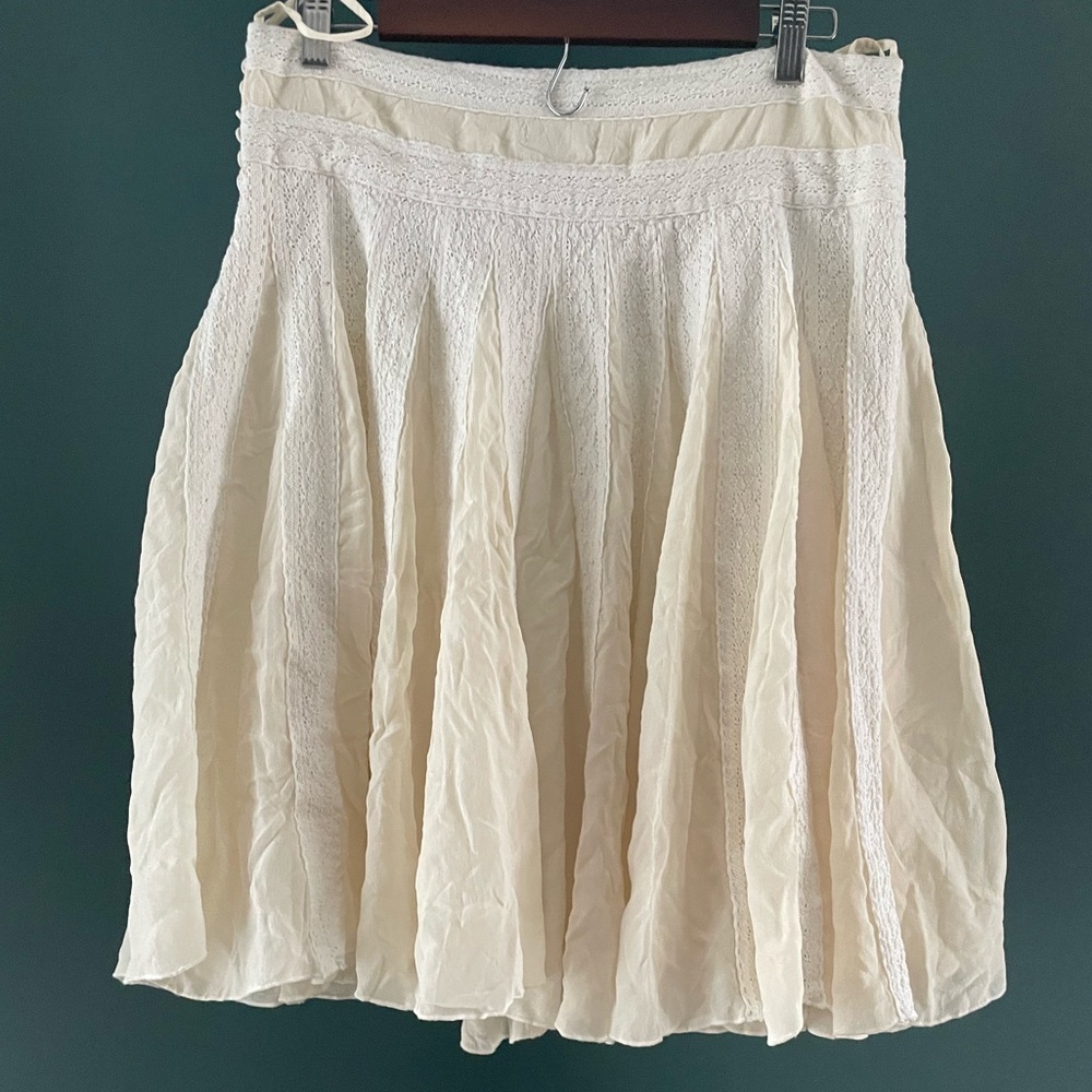 Rare Y2K Heirloom style Romance Silk Lace Skirt